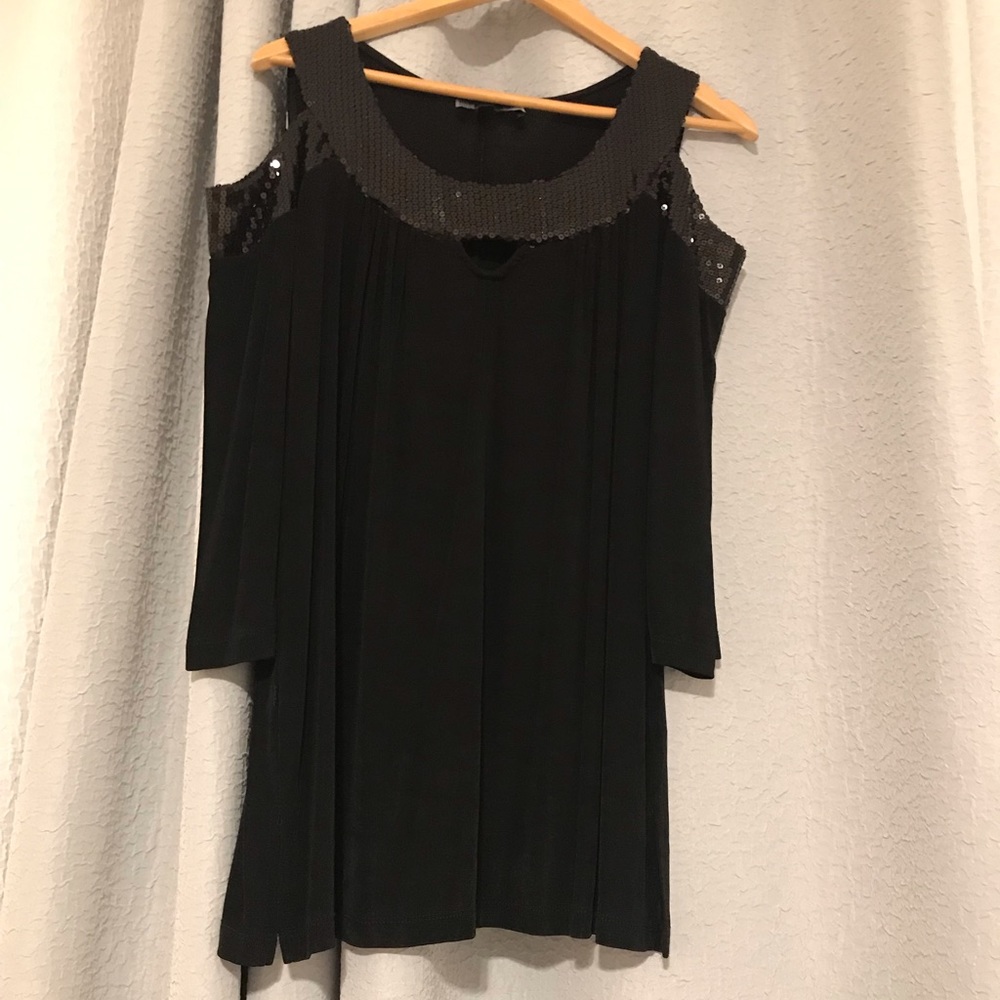 Slinky Tunic black